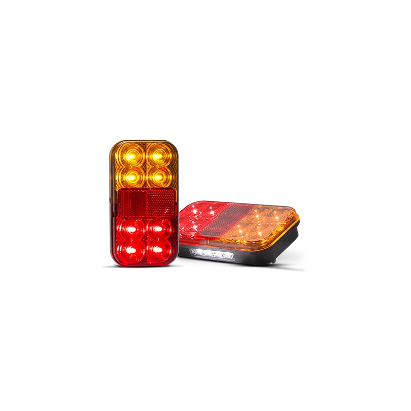 Rectangular Trailer LED Tail Lights