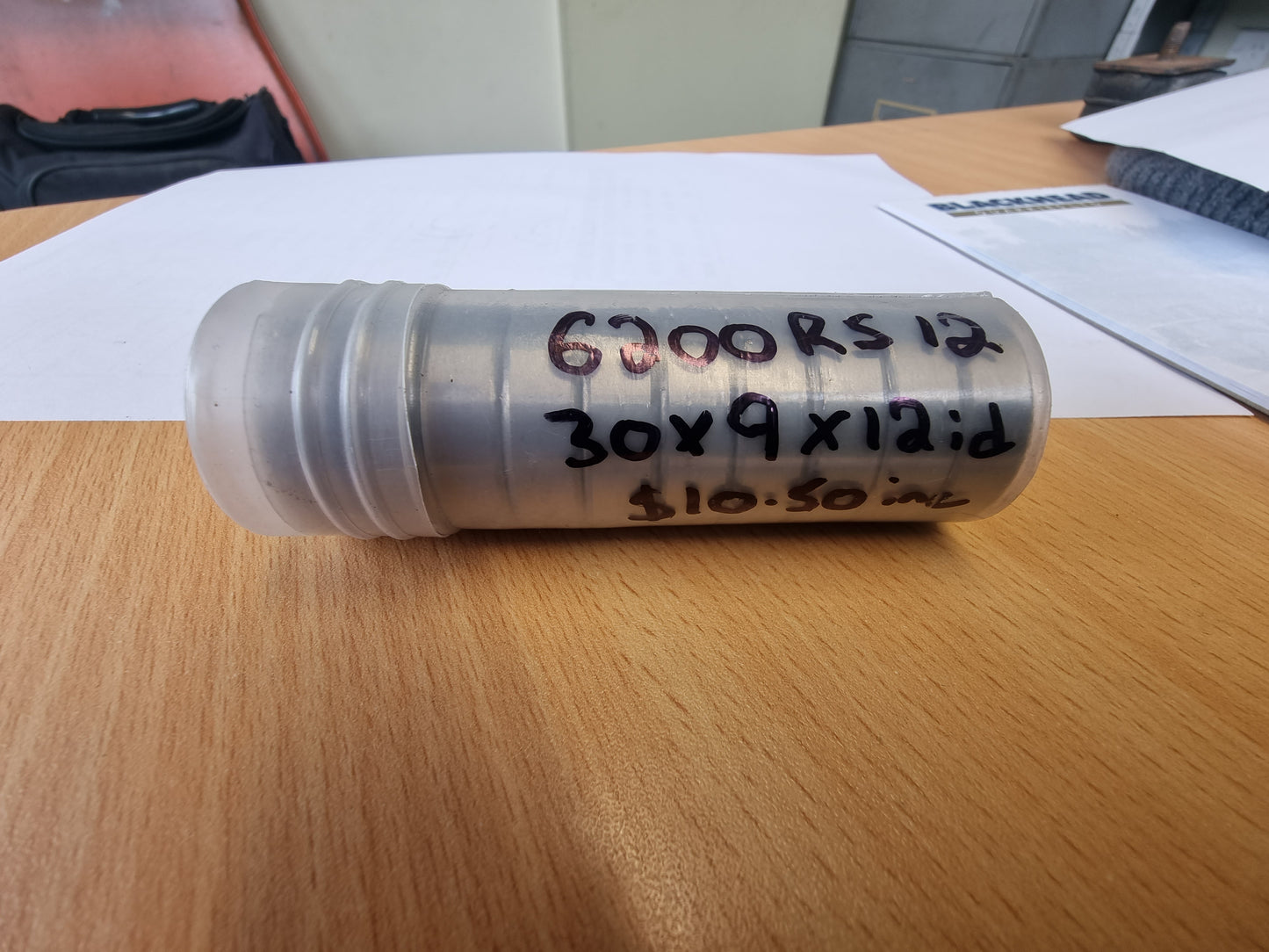 Bearing 6200rs12 (not a standard 6200rs)