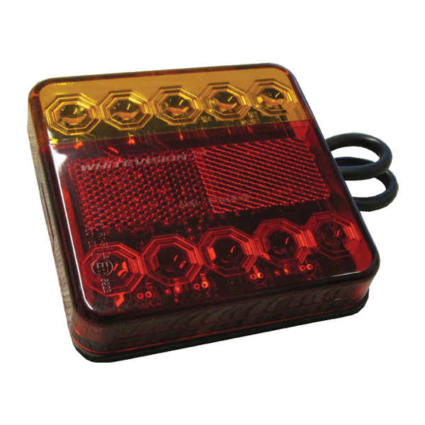 Square LED Trailer Tail Lights