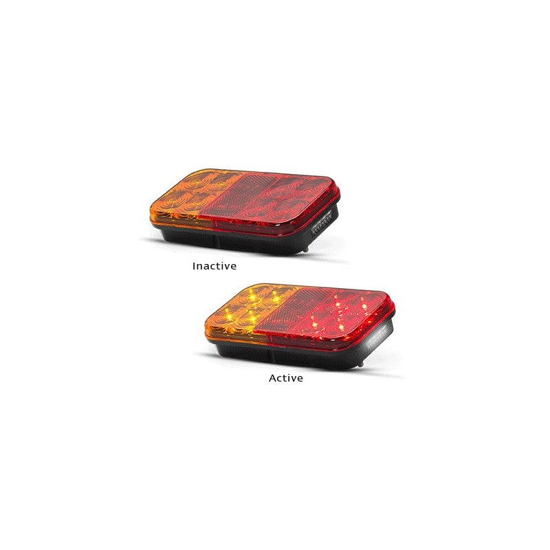 Rectangular Trailer LED Tail Lights